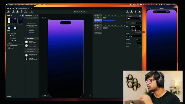 iOS Dynamic Island Prototyping With @ProtoPie Tutorial. смотреть онлайн