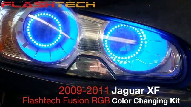 Jaguar XF V.3 Fusion Color Change LED Halo Headlight Kit (2009-2011) смотреть онлайн