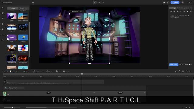 How to create a Transporter - BEAM - Effect in CreateStudio 3 смотреть онлайн