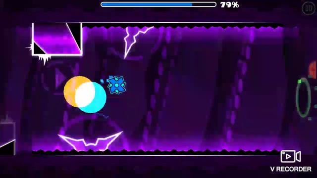Geometry Dash "Skyward" by Chaos (Hard) all coins Ice gauntlet смотреть онлайн