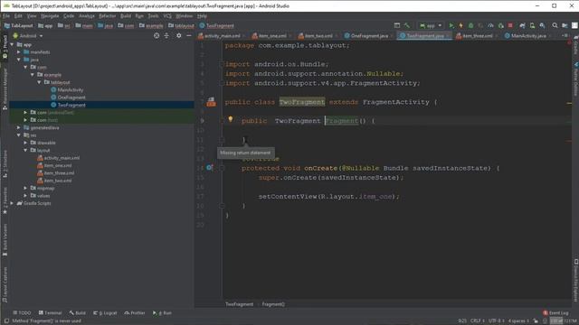 creating swipe views with tabs in android studio смотреть онлайн