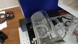 Лазерная гравировка стекла uv inngu 3w.Лазерный маркер. Лазерный гравер