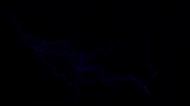 Intense Blue Thunderstorm Flashing Lightning  10+ Hours 4K  Screensaver || Wallpaper || Background
