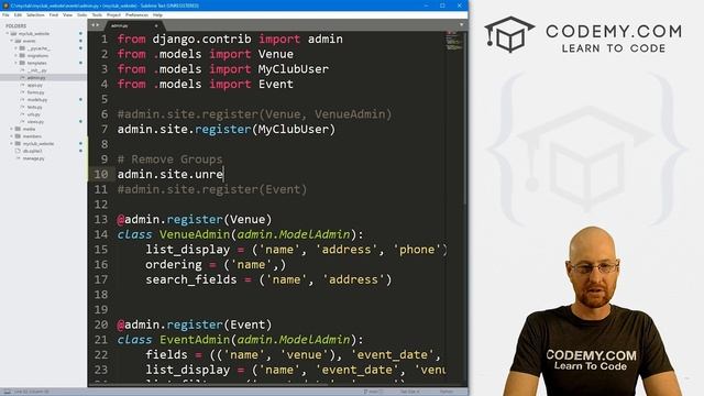 Remove Groups From Admin Site - Django Wednesdays #41 смотреть онлайн