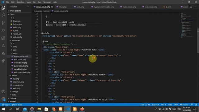 Tugas XML + JSON Implementation With CRUD смотреть онлайн