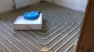 Водяной теплый пол, в доме из СИП панелей.