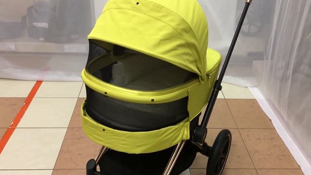 Cybex Priam III, Mustard Yellow (для новорожденных) - обзор на 360 градусов смотреть онлайн