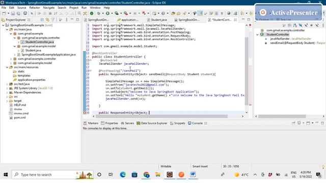 Spring Boot Gmail Example | Send Simple Mail from Gmail Id | Old and New Ways | App Password смотреть онлайн