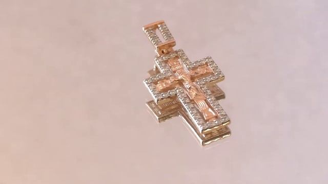 Серебряные кресты в позолоте артикул КР-519-1 смотреть онлайн
