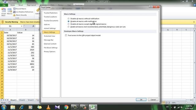 Macro Security - Excel VBA Programming Course: Lesson 5 смотреть онлайн