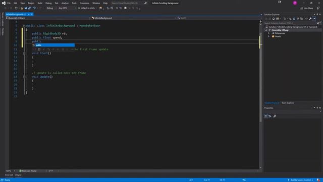 Infinitely Scrolling Background / Moving Textures Unity Tutorial смотреть онлайн