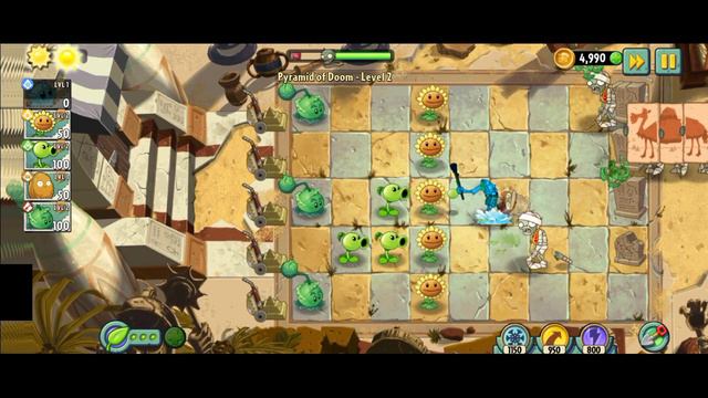 Plants vs zombie 2 - Pyramid of doom level 2 day 2 #pvz2 #pvz2gameplay #pvz #gameplay #wiwagameplay смотреть онлайн