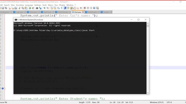 Java Tutorial(discussion) scanner class,class,object,constructor ,encapsulation(set,get) part-2 смотреть онлайн