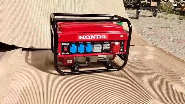 Бензиновый генератор газ-бензин Honda смотреть онлайн