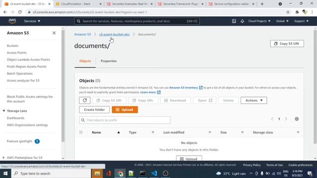 AWS S3 Event Notification using Serverless Framework смотреть онлайн