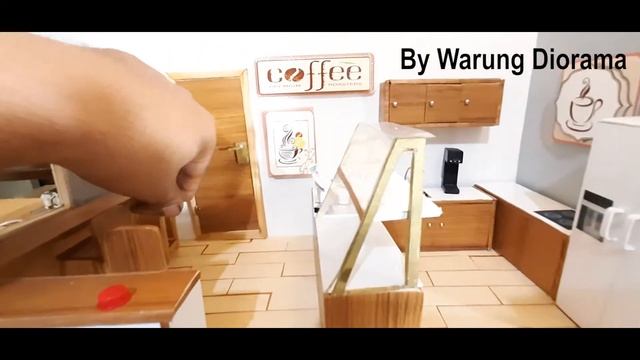 Diorama cofe shop type 01 for figma dan nendo skala 1:12 смотреть онлайн