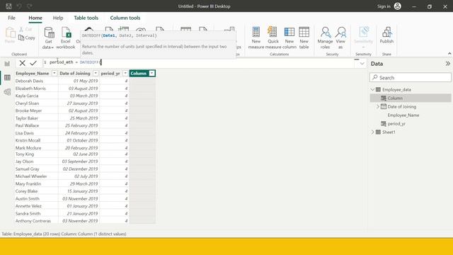 Date Functions in Power BI with Examples-II | DateDiff, NetworkDays | #25.6 смотреть онлайн