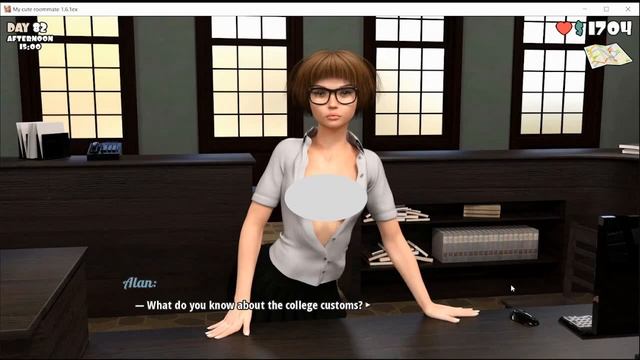 My Cute Roommate Part 16 Full Game Play Walkthrough смотреть онлайн