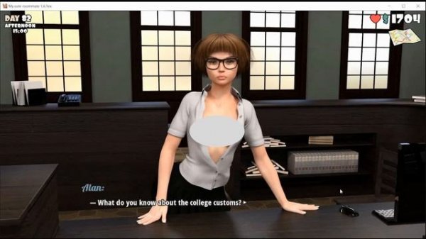 My Cute Roommate Part 16 Full Game Play Walkthrough