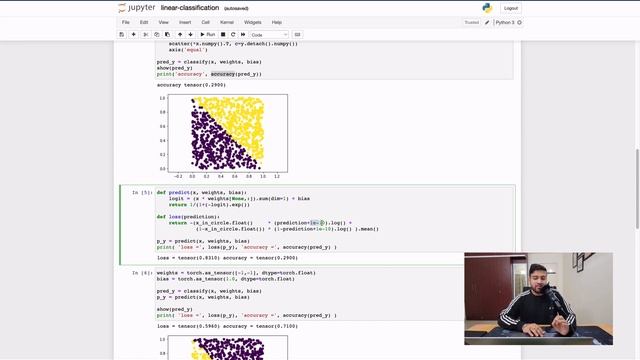 Linear Classification Coding: Implementing in Python смотреть онлайн