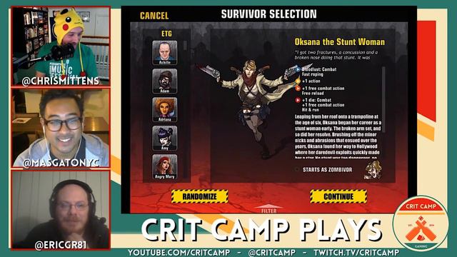 Crit Camp EP77 Zombicide Rue Morgue M07: The Farm (A#2) - P1 смотреть онлайн