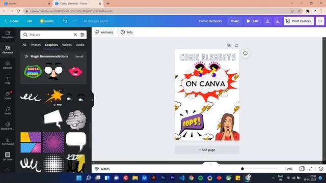 The right elements in Canva | Keywords in Canva | Comic Design смотреть онлайн