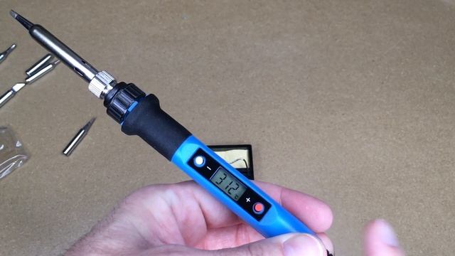 NOEVSBIG 80W Soldering Iron with Digital LCD Control смотреть онлайн