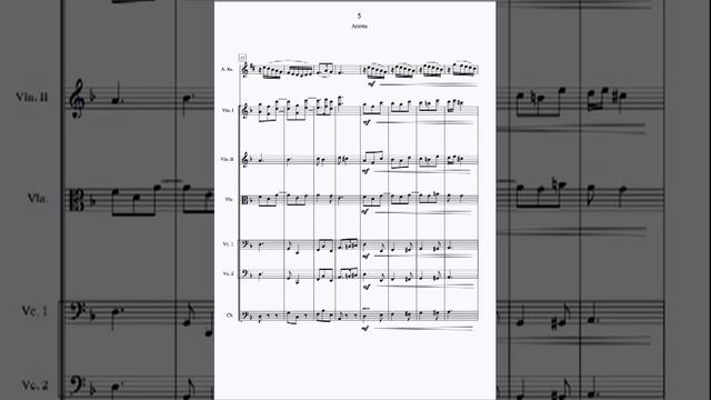 Alto Saxophone and String Orchestra - "Arietta" смотреть онлайн