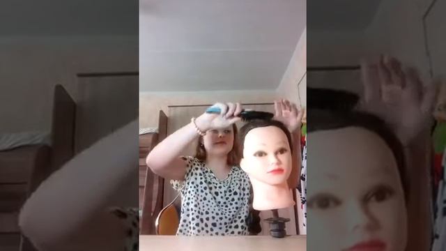 Обзор моего манекена для причёсок???❤❤ смотреть онлайн