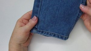 Джинсы можно укоротить даже не обрезая или "с запасом". Показываю 2 нераспространённых способа