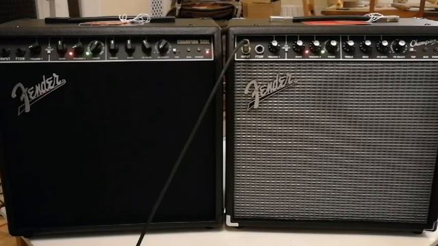 Fender Champion 50XL vs Champion 40 tone comparison смотреть онлайн