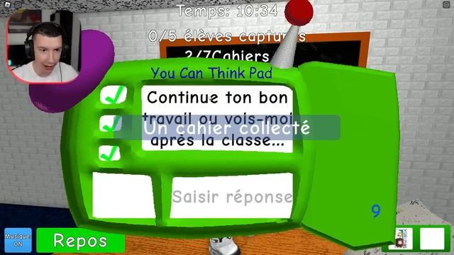 DEVENIR BALDI PENDANT UN JOUR DANS ROBLOX ! смотреть онлайн