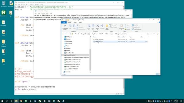 Decrypting Text Files смотреть онлайн