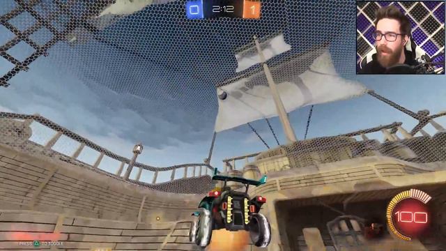 THE GIANT SHIP MAP IN ROCKET LEAGUE WITH BOOMER RUMBLE! смотреть онлайн