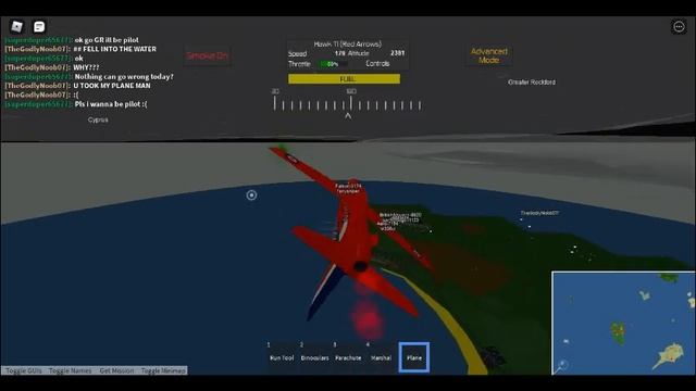 Barrel Rolls! [ Roblox Pilot Training Flight Simulator ] смотреть онлайн