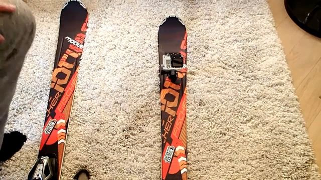 Установка GoPro на лыжу смотреть онлайн