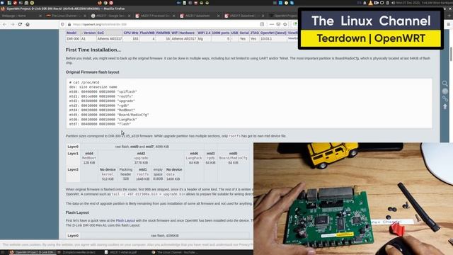 Teardown D-Link DIR-300 WiFi Router | OpenWRT Embedded Linux | Atheros AR2317 MIPS 4KEc V6.4 SoC смотреть онлайн