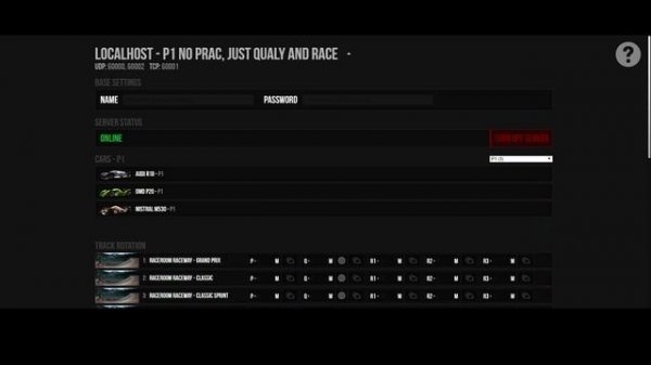 Raceroom Racing experience - How to host your own lobbies with your own rules