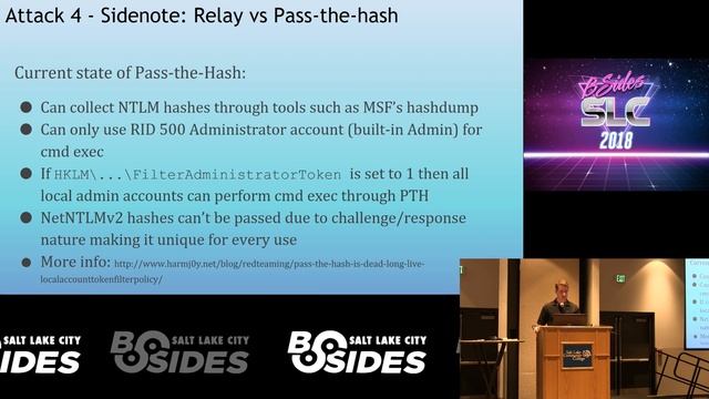 BSidesSLC 2018 -- Dan McInerney -- Icebreaker - From internal jumpbox to domain admin in one comman смотреть онлайн