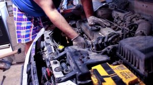 Установка ПАУКА 4-2-1 hyundai ACCENT II Замена тормозных баранов