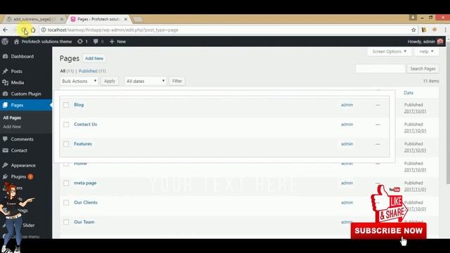 Create your first plugin in Wordpress Part-3 смотреть онлайн