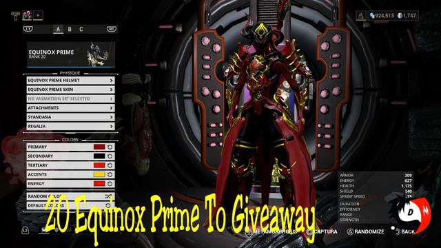 20 Equinox Prime Giveaways - Warframe смотреть онлайн
