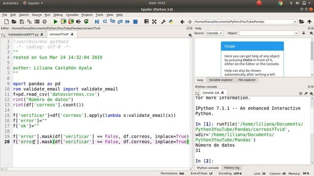 Validar direcciones correo electrónico | validate_email | Pandas | Python | ¡Muy básico! смотреть онлайн