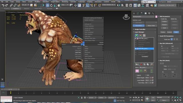 Как повернуть модель,риг и анимации. How to rotate a model, rig and animations смотреть онлайн