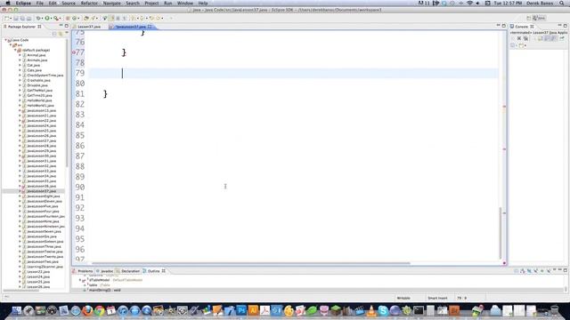 Java Video Tutorial 37 смотреть онлайн