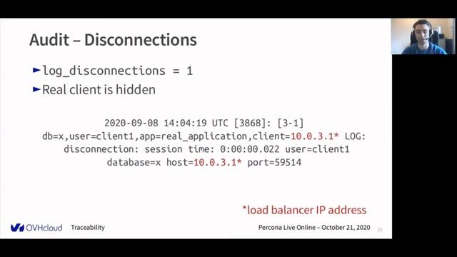 Security and Traceability on Distributed Database Systems - Julien Riou - Percona Live ONLINE 2020 смотреть онлайн