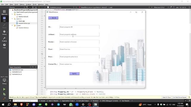 Real Estate Property Management System with C++ using Qt framework смотреть онлайн