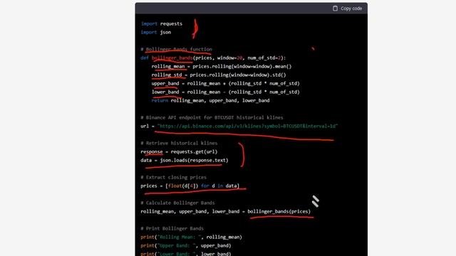 [Chat GPT][Openai][Python API] I asked AI to make a trading bot for Binance Bollinger Bands Strateg смотреть онлайн