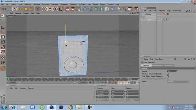 Cinema 4D | Mp3 model problem смотреть онлайн