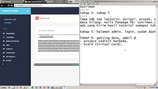 Tutorial Membuat Website dengan CodeIgniter dan Bootstrap Lengkap Tahap 6 смотреть онлайн